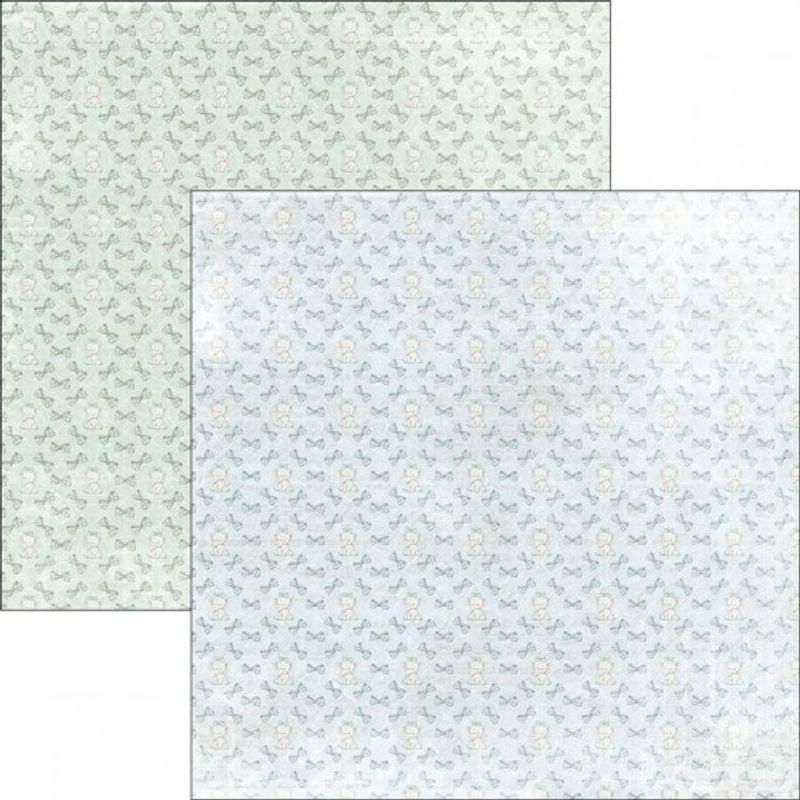 Reprint - 12x12 - RP0305 - Sweet Baby - Blue Bow