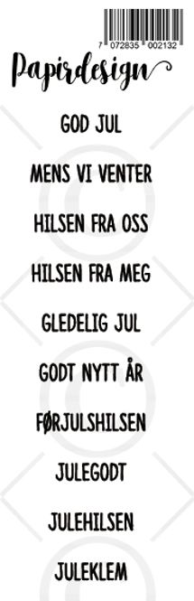 Hovedbilde Papirdesign - Transparent Stickers - 1900213 - Mens vi venter
