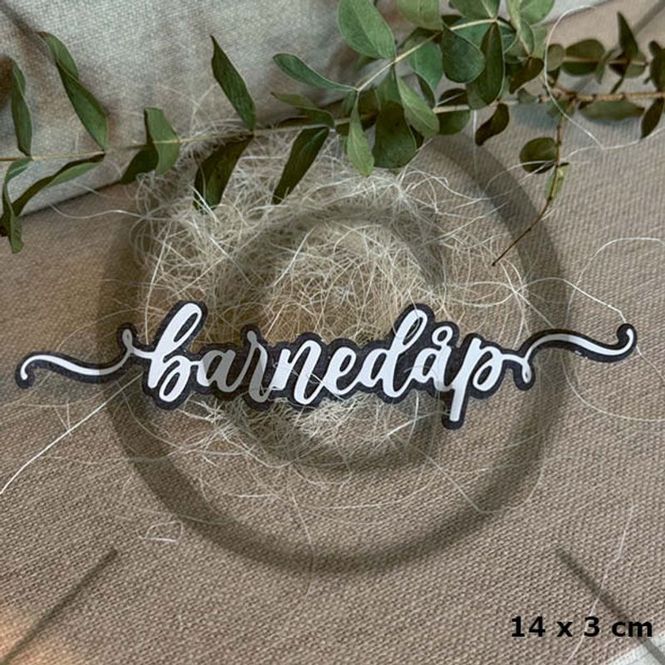 Hovedbilde Papirdesign - Dies - PD 1433 - Barnedåp