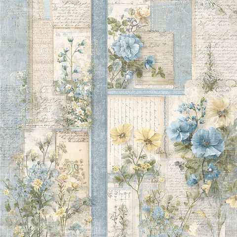 Hovedbilde Reprint - 12x12 - RP0757 - Summer Meadow - Whispering Flowers