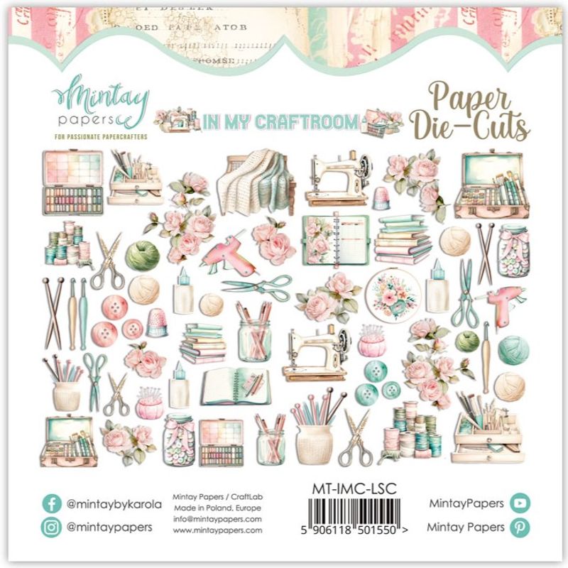 Mintay - IMC - In My Craftroom - Paper Die-Cuts - 60 pcs