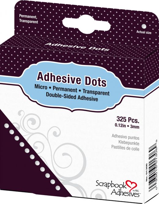 Hovedbilde Scrapbook Adhesives - Adhesive Glue Dots - Micro - 3mm - 325stk