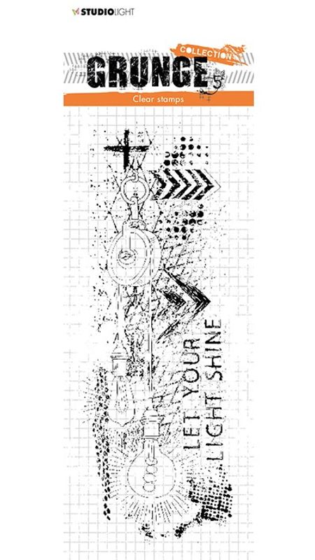 Studiolight - 494 - Stamps - 21x7,4 cm - Grunge collection