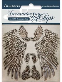 Stamperia - Chipboard Decorative Chips - 30 - Wings