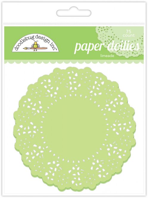 Hovedbilde Doodlebug Design - 4456 - Paper Doilies - Limeade - 75 stk