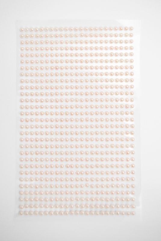 Kort & Godt - Stickers - ST-109 - Perle - 3mm - Rosa