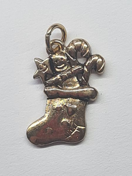 Charms - Jul - Julestrømpe - Gull - 6 stk