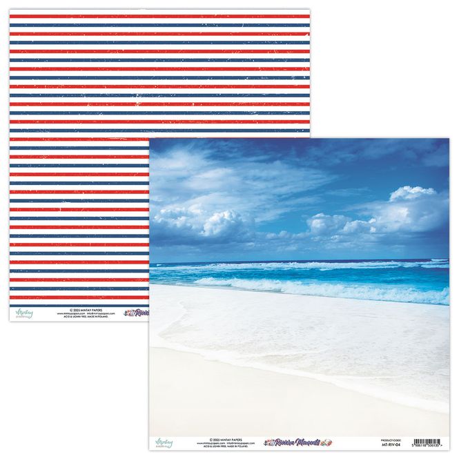 Hovedbilde Mintay - RIV - 8x8 Paper Pad - Riviera Moments - 08