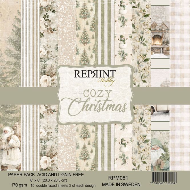Hovedbilde Reprint - 8x8 - RPM081 - Cozy Christmas - Paper Pack
