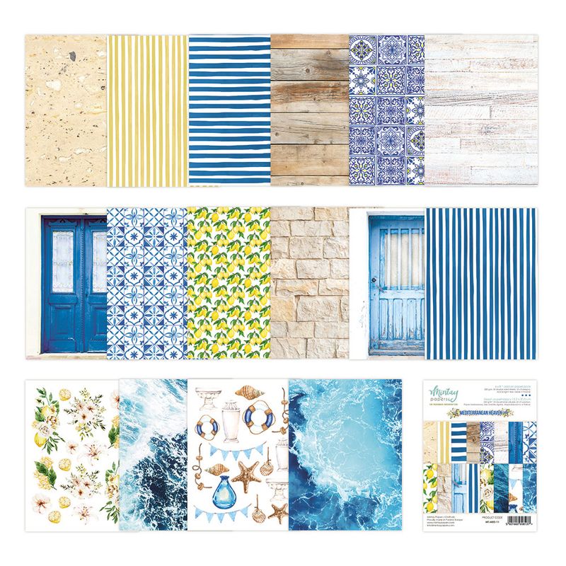 Mintay - MED - 6x8 Add on Paper Pack -  Mediterranean Heaven