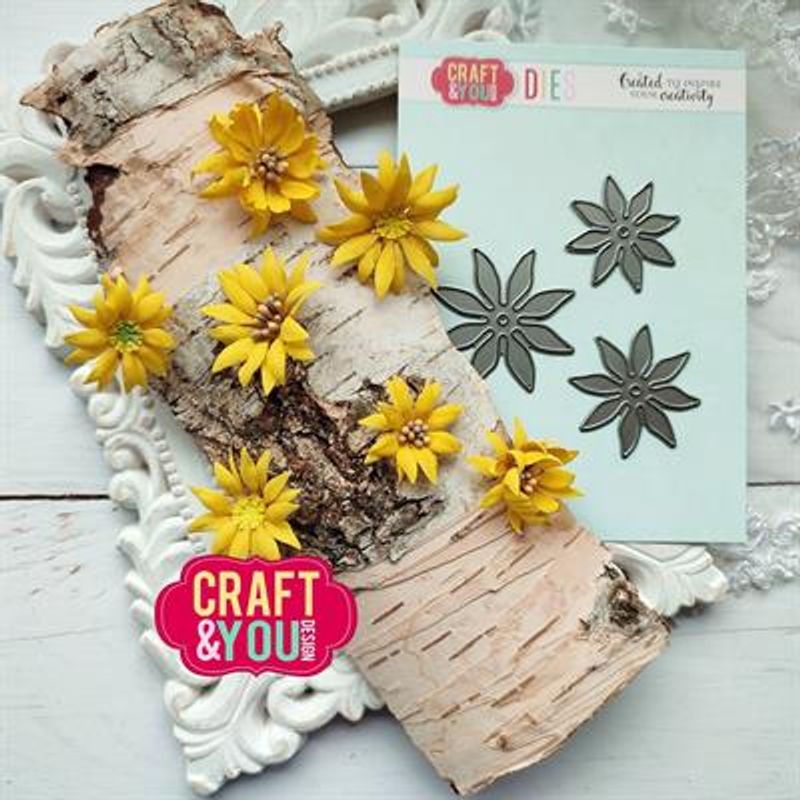 Craft & You - Dies - CW280 - Magda's Sunflower
