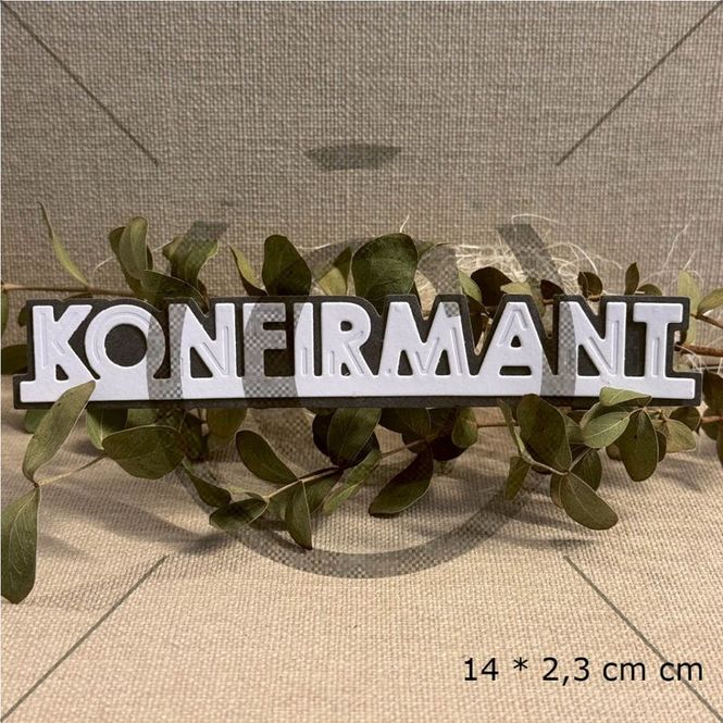 Hovedbilde Papirdesign - Dies - PD 1585 - Konfirmant 37