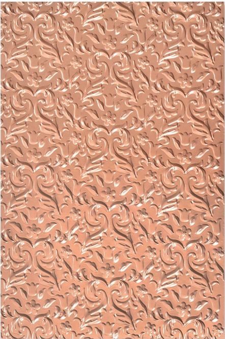 Hovedbilde Sizzix - 665741 - Textured Impressions - A6 - Floral Flourishes