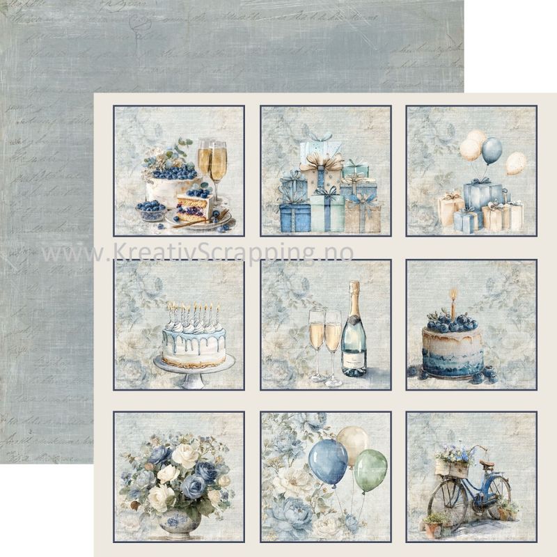 Reprint - 8x8 - RPM070 - Hip Hip Hooray - Paper Pack
