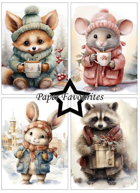 Hovedbilde Paper Favourites - A6 Paper Pack - PFA588 - Winter Cuteness
