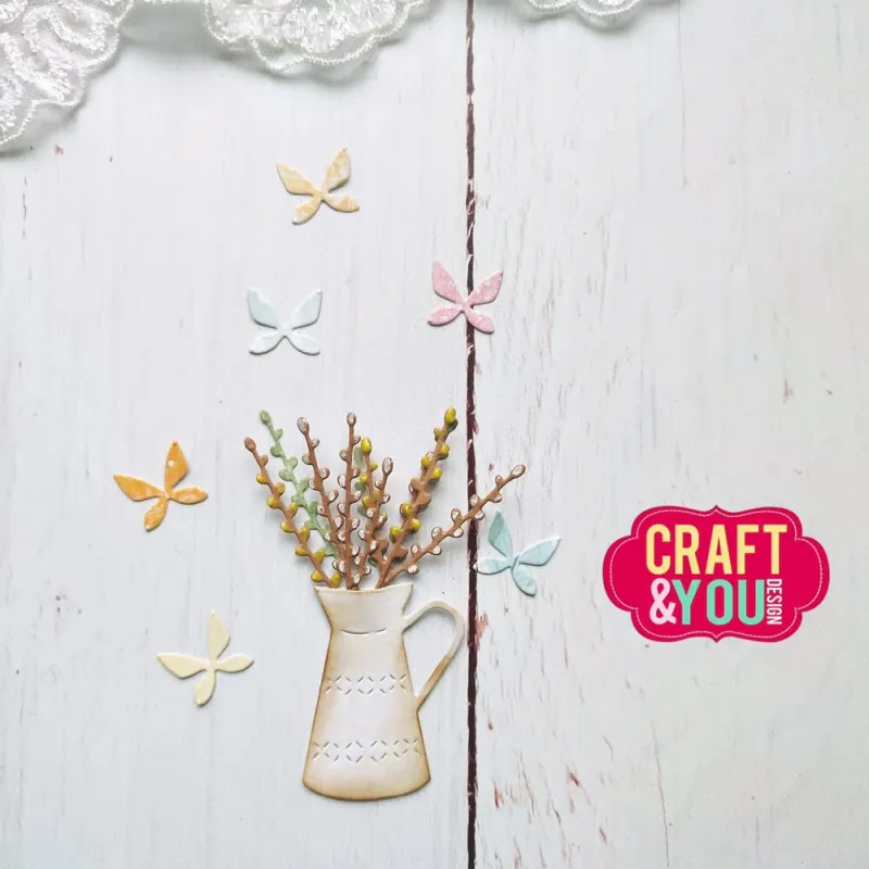 Craft & You - Dies - CW272 - Spring Jug