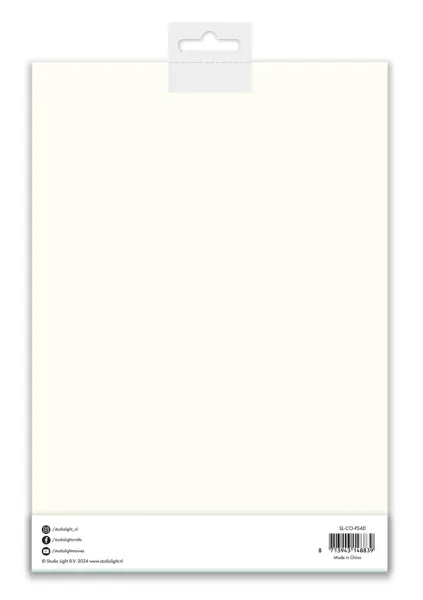 Studio Light - PS40 - Cream Cardstock - A4 - 250g - 10pk