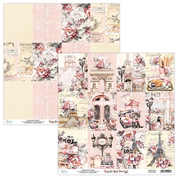 Mintay - SYP - 12x12 - See You In Paris - 06 Picture sheet