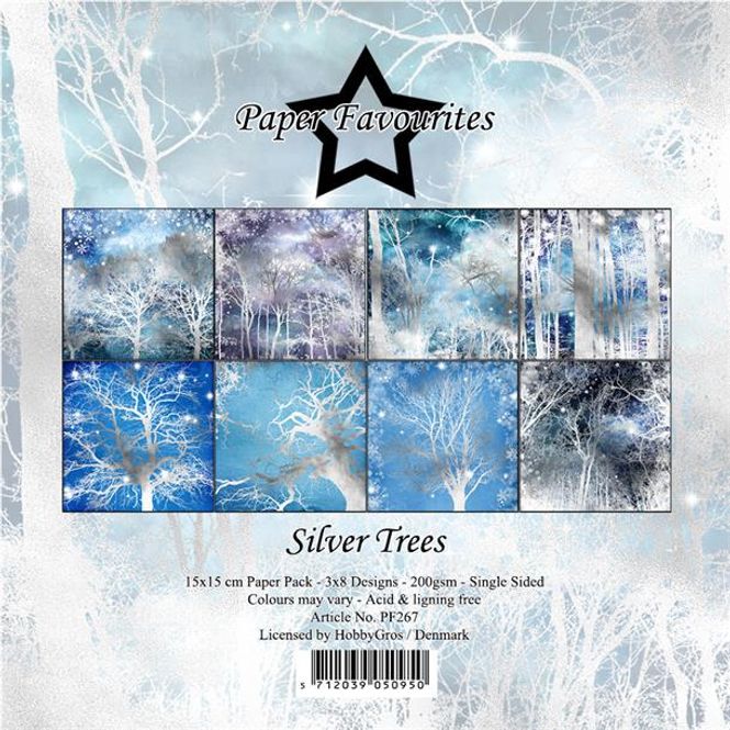 Hovedbilde Paper Favourites - 6x6 Paper Pad - PF267 - Silver Trees