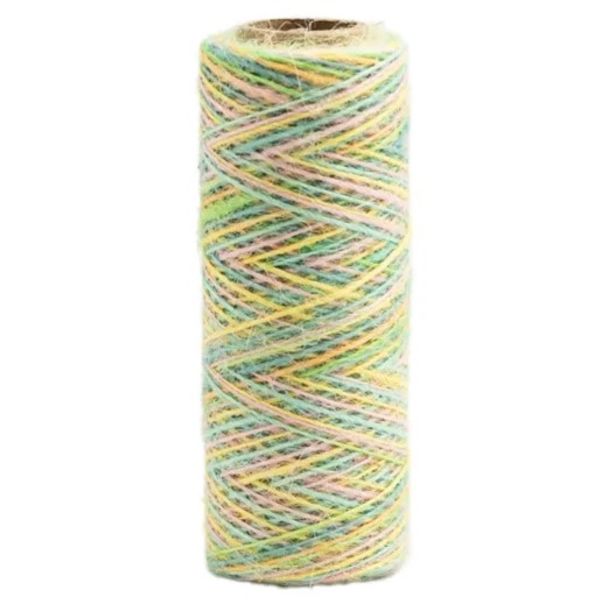 Kort & Godt - HA203 - Hamp - 0,8 mm - Lys pastell mix - 80m
