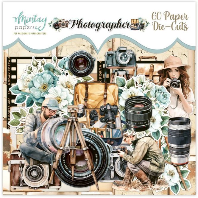 Hovedbilde Mintay - PHO - Photographer - Paper Die-Cuts - 60 pcs