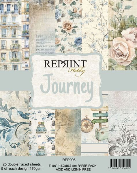 Reprint - 6x6 - RPP102 - Journey - Paper Pack