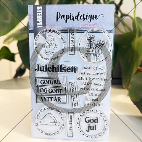 Hovedbilde Papirdesign - Stempel - PD 1416 - God jul og godt nytt år