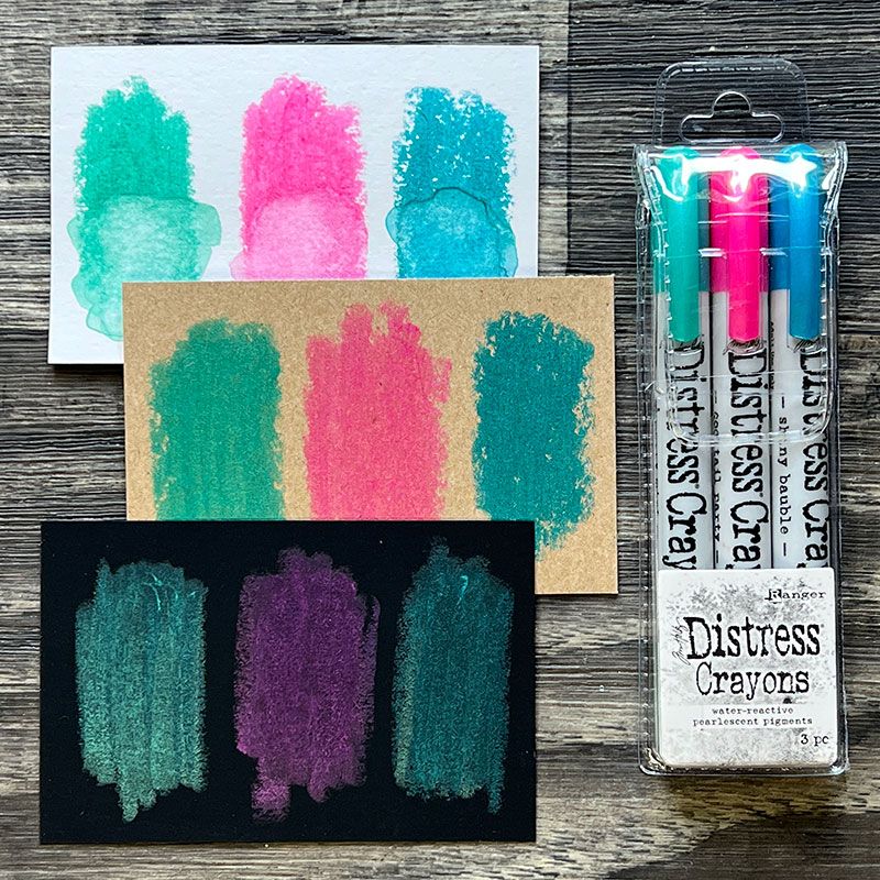 Ranger - Tim Holtz - 81180 - Distress Crayons Pearl - Holiday #4