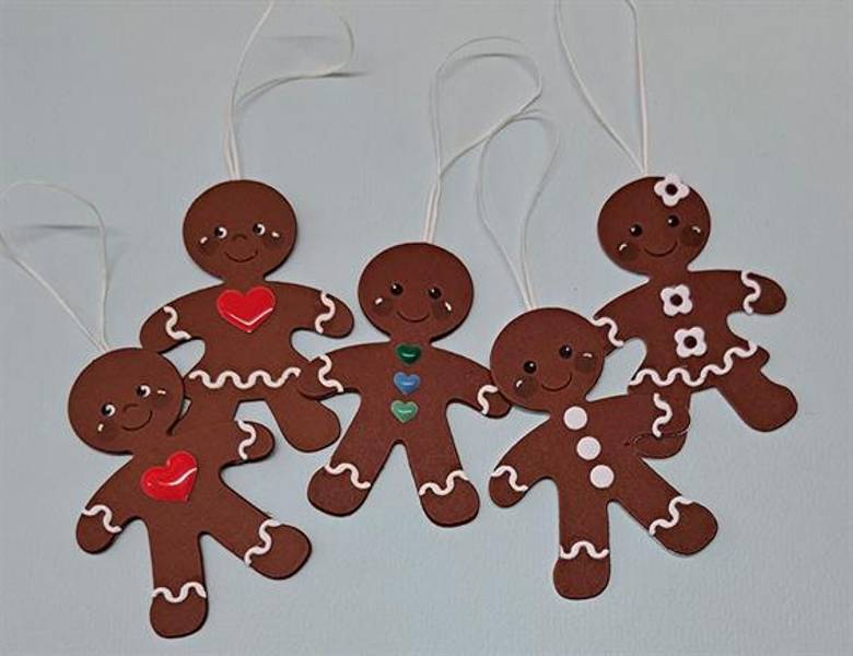 By Lene - Dies - BLD1596 - Gingerbread Figures