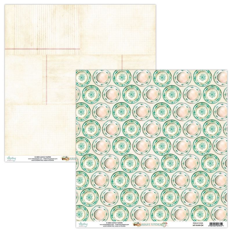 Mintay - NAN - 12x12 Paper Set - Nana's Kitchen