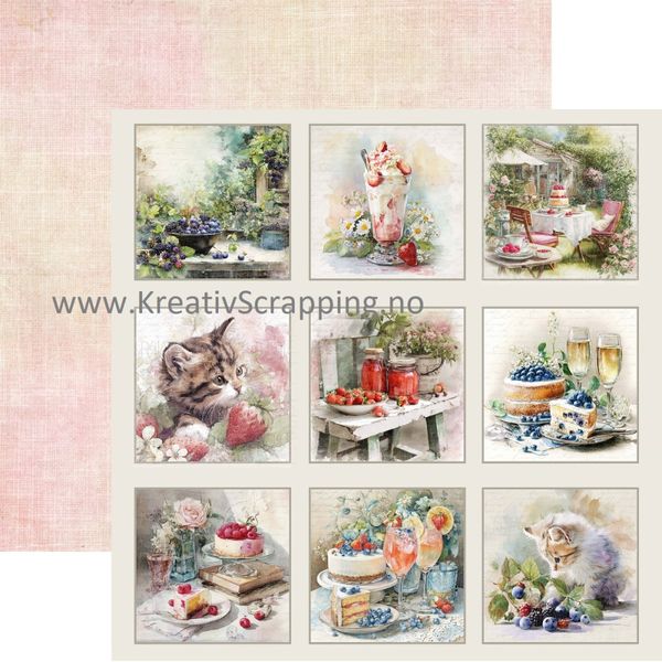 Reprint - 12x12 - RP0754 - Summer Garden - Tags Summer Garden