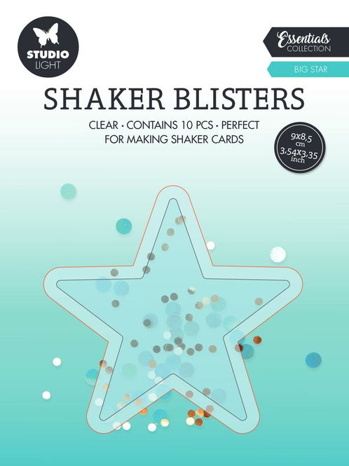 Hovedbilde Studio Light - BLIS07 - Shaker Blisters - Big Star - 8,5 x 9 cm