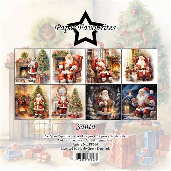 Paper Favourites - 6x6 Paper Pad - PF264 - Santa