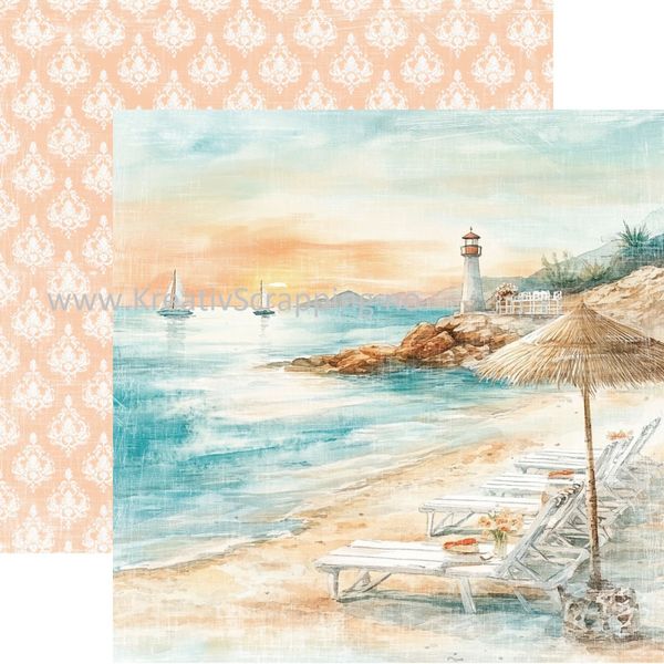 Reprint - 8x8 - RPM068 - The Beach - Paper Pack