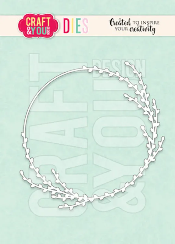 Craft & You - Dies - CW271 - Catkins Wreath