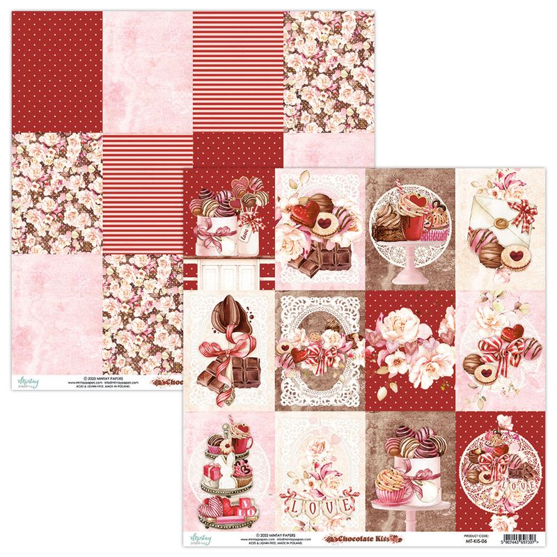 Mintay - KIS - 12x12 - Chocolate Kiss - 06 - Picture sheet