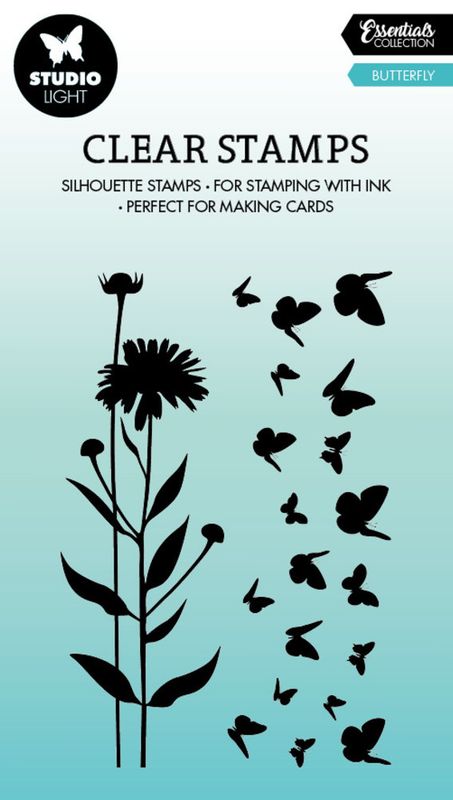  Studio Light - 384 - Essentials Clear Stamps - Butterfly