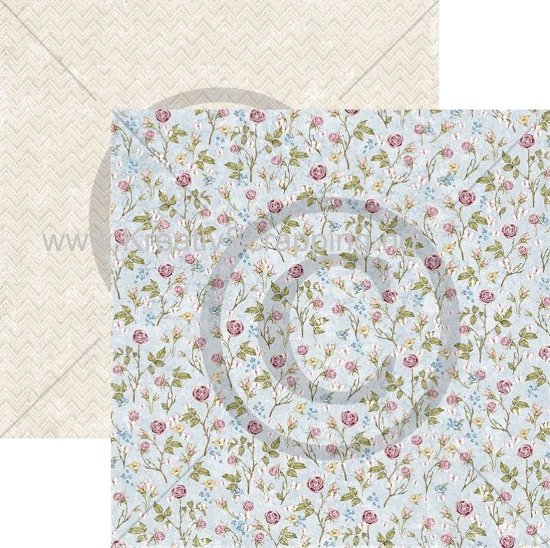 Papirdesign - 12x12 - PD 01054 - Verdifull - Blomsterdryss