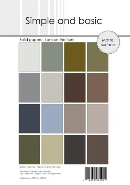 Simple and basic - SBP963 - Paper Pad A5 - I am on the hunt