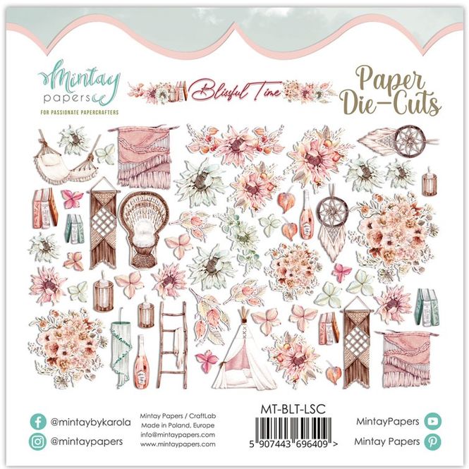 Hovedbilde Mintay - BLT - Blissful Time - Paper Die-Cuts