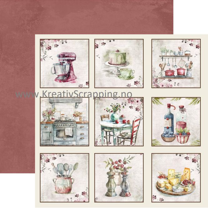 Hovedbilde Reprint - 6x6 - RPP094 - Kitchen - Paper Pack