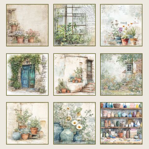 Hovedbilde Reprint - 12x12 - RP0764 - The Pottery - Tags the pottery