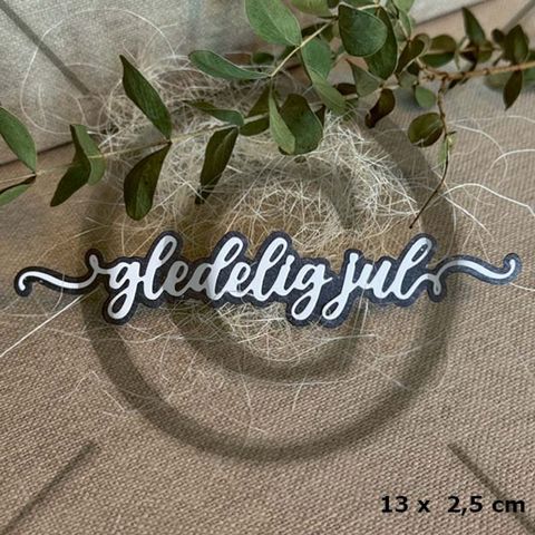 Hovedbilde Papirdesign Dies PD 1495 - Gledelig jul 4