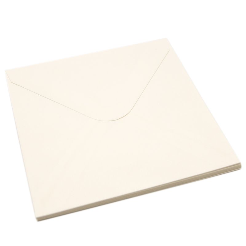 Kort & Godt - Konvolutt - 16x16cm - krem - 10pk - 4909