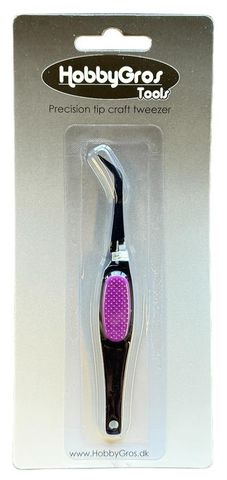 Hovedbilde HobbyGros - 008 - Precision tip craft tweezer - 12cm