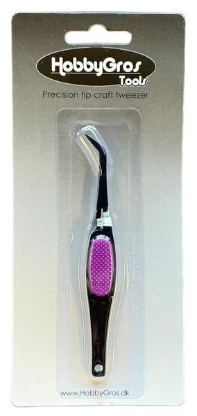 HobbyGros - 008 - Precision tip craft tweezer - 12cm