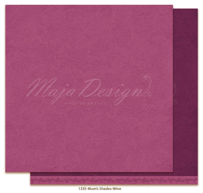 Hovedbilde Maja Design - 1335 - Monochromes - Mum's shades - Wine