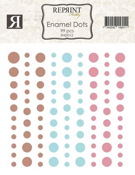 Reprint -  Enamel Dots - END012 - The Pottery - 99 stk