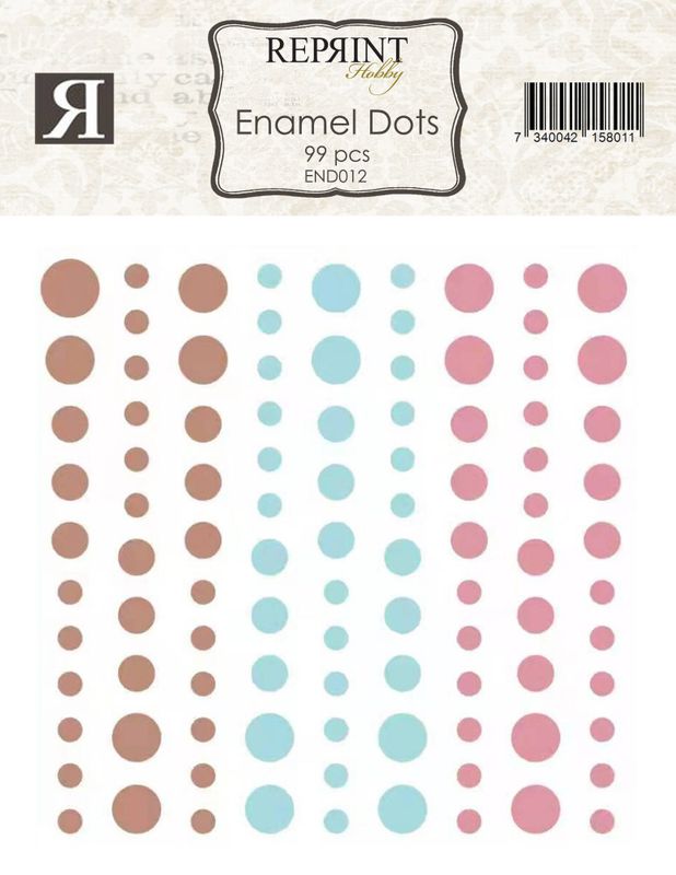 Reprint -  Enamel Dots - END012 - The Pottery - 99 stk