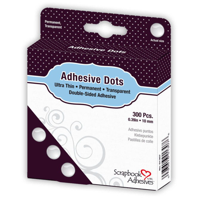 Hovedbilde Scrapbook Adhesives - Adhesive Glue Dots - Medium Ultra Thin - 10mm - 300 stk